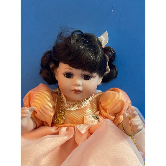 Vintage Marie Obmond mini porcelain doll Tiny Tots Baby Marie First Borthday - Picture 2 of 8